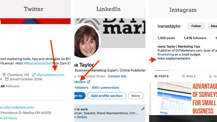 Link In Bio Tools Will Consolidate Your Links -- But Which One Should You Choose? 1 Social media platforms have only 1 link per bio. You need link in bio tools to consolidate your online presence in a single link.