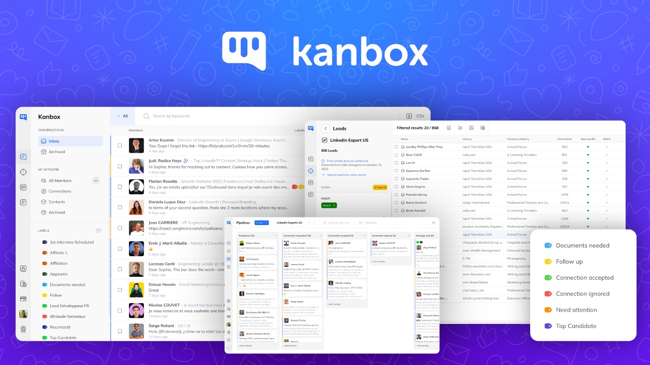 Kanbox - lead gen tools
