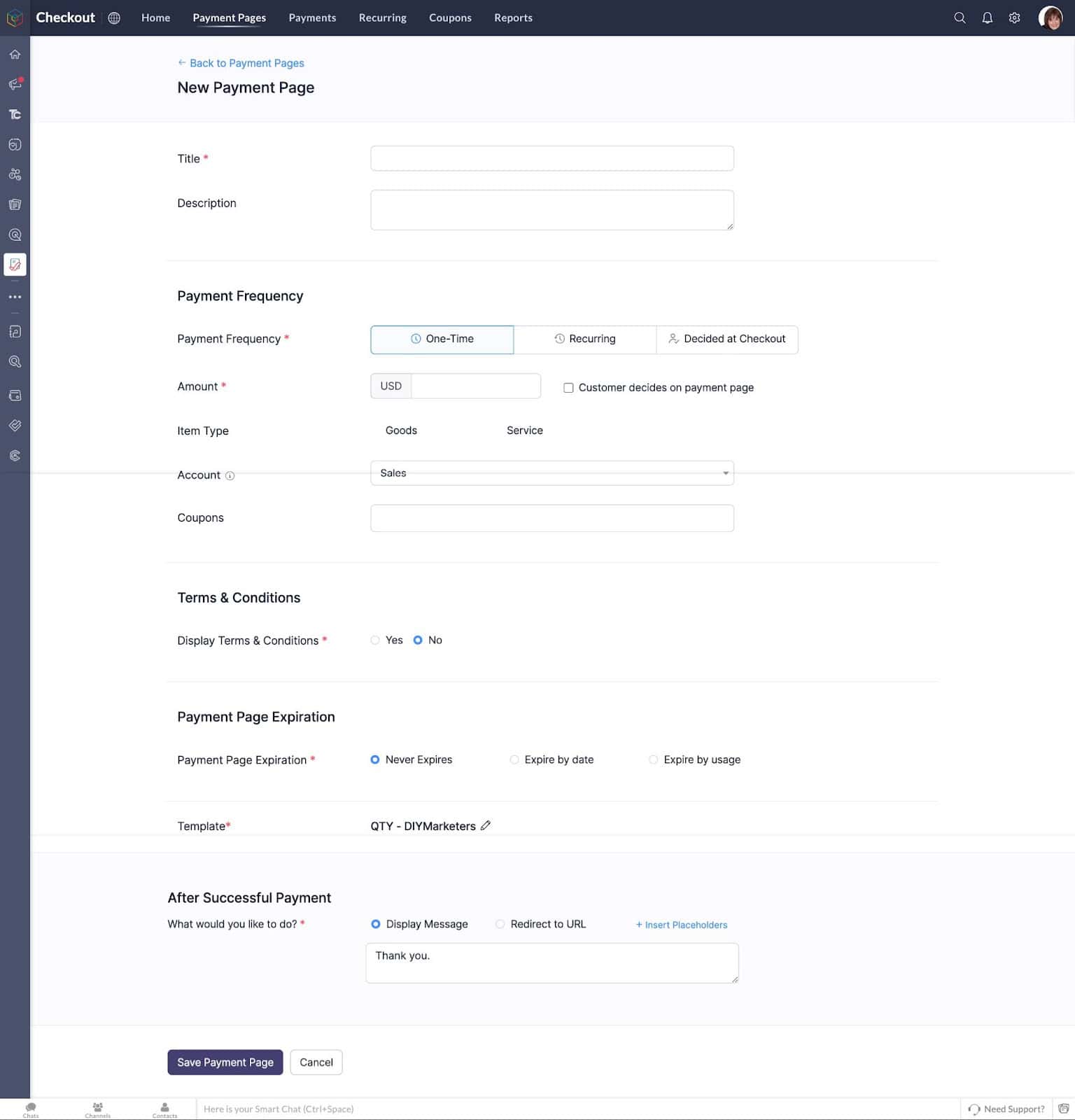 How to Get Paid Immediately with Zoho 4 how to create a zoho checkout payment page