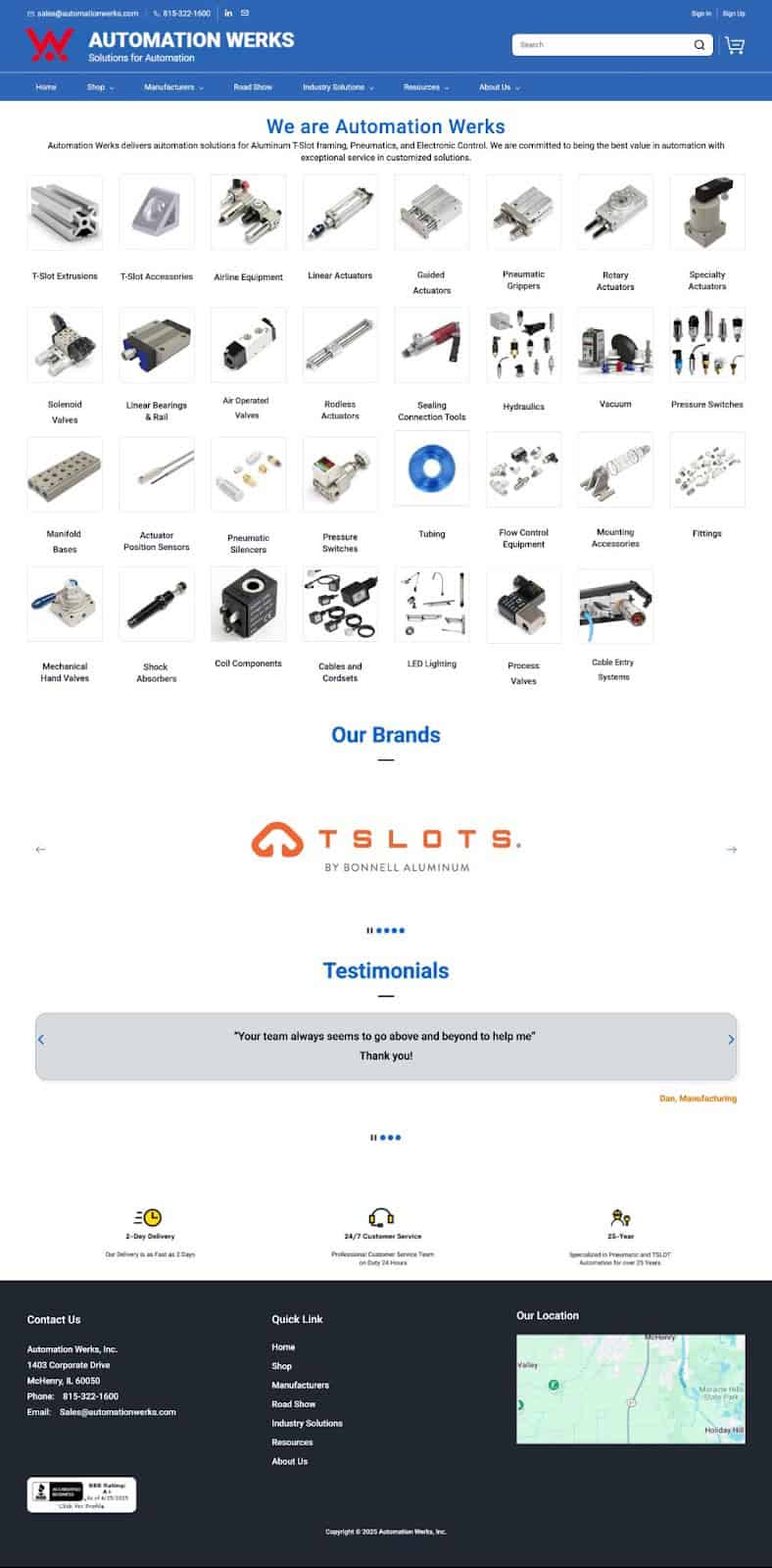 Build a Zoho Website That Works as Hard as You Do 8 zoho commerce website example B2B distributor
