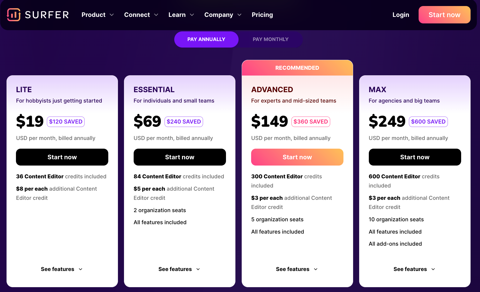SurferSEO vs. ContentAtScale: Who Wins the AI Blog Writing Battle? 10 Surfer seo pricing, see pricing,