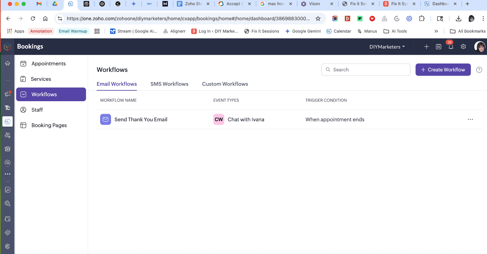 How to Use Zoho Bookings to Make Money from Meetings 6 zoho bookings how to set up reminders