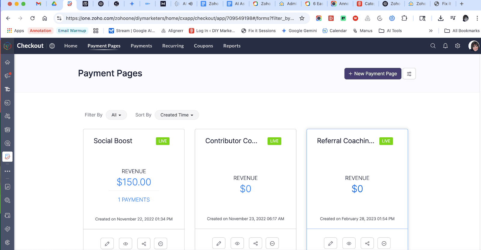 How to Get Paid Immediately with Zoho 3 zoho checkout