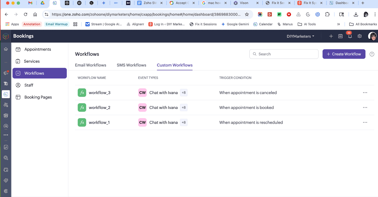 How to Use Zoho Bookings to Make Money from Meetings 7 zoho bookings workflow