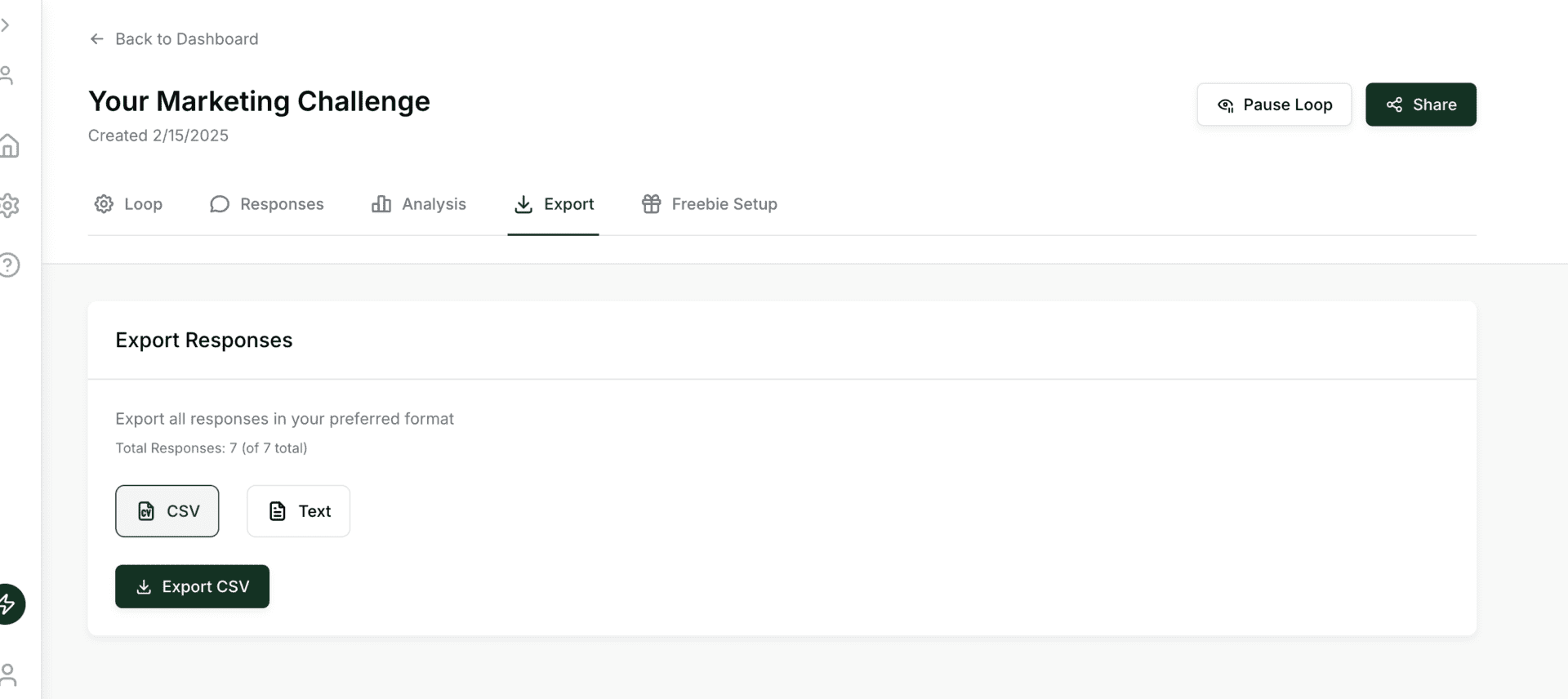 My Honest Looplytic Review: The Best Customer Feedback Tool for Small Business 7 Looplytic export