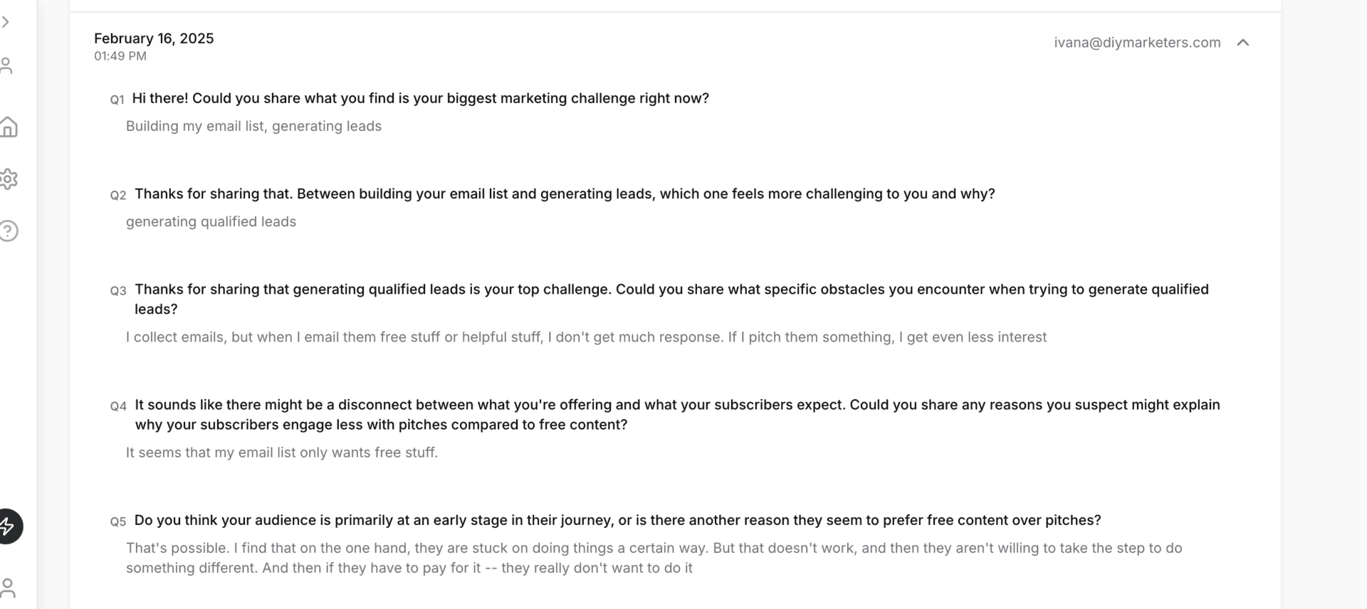 My Honest Looplytic Review: The Best Customer Feedback Tool for Small Business 3 Looplytic question sequence