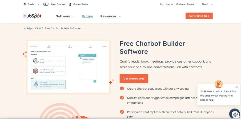 Top 10 Chat Bot Builders: A Comprehensive Review 5 hubspot chatbot builder